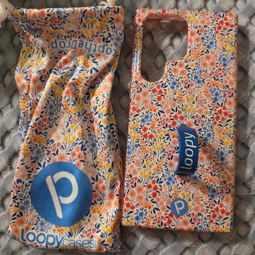 Loopy Case Floral Paisley Protective Cover Multicolor